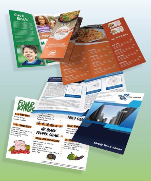Brochures & Menus
