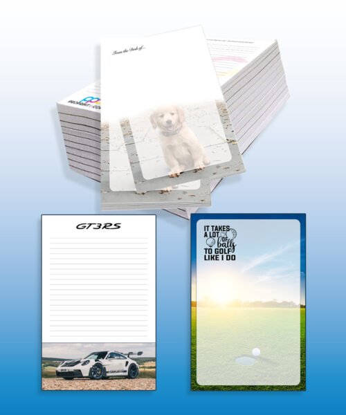 custom memo / desk pads
